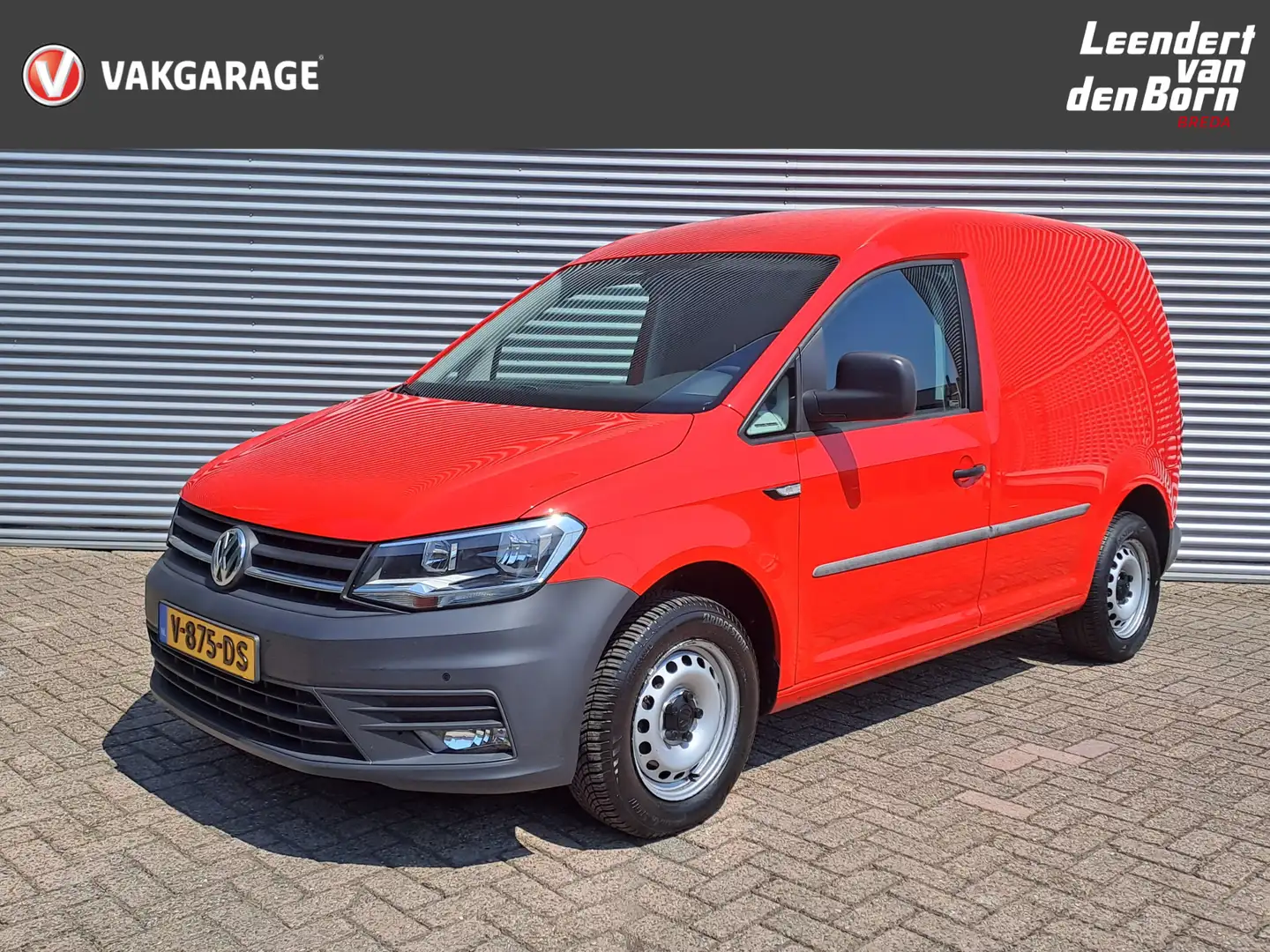Volkswagen Caddy 2.0 TDI L1H1 BMT Comfortline Automaat | Airco | Cr Rood - 1
