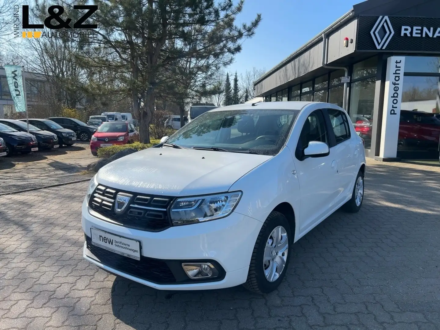 Dacia Sandero TCe 90 Comfort *Navi,Klima,PDC* Weiß - 1