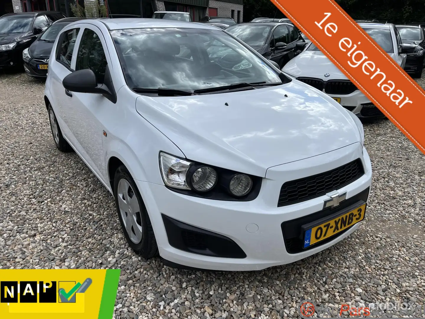 Chevrolet Aveo 1.2 LS,Airco,Cruise,5drs,1e eigenaar Wit - 1