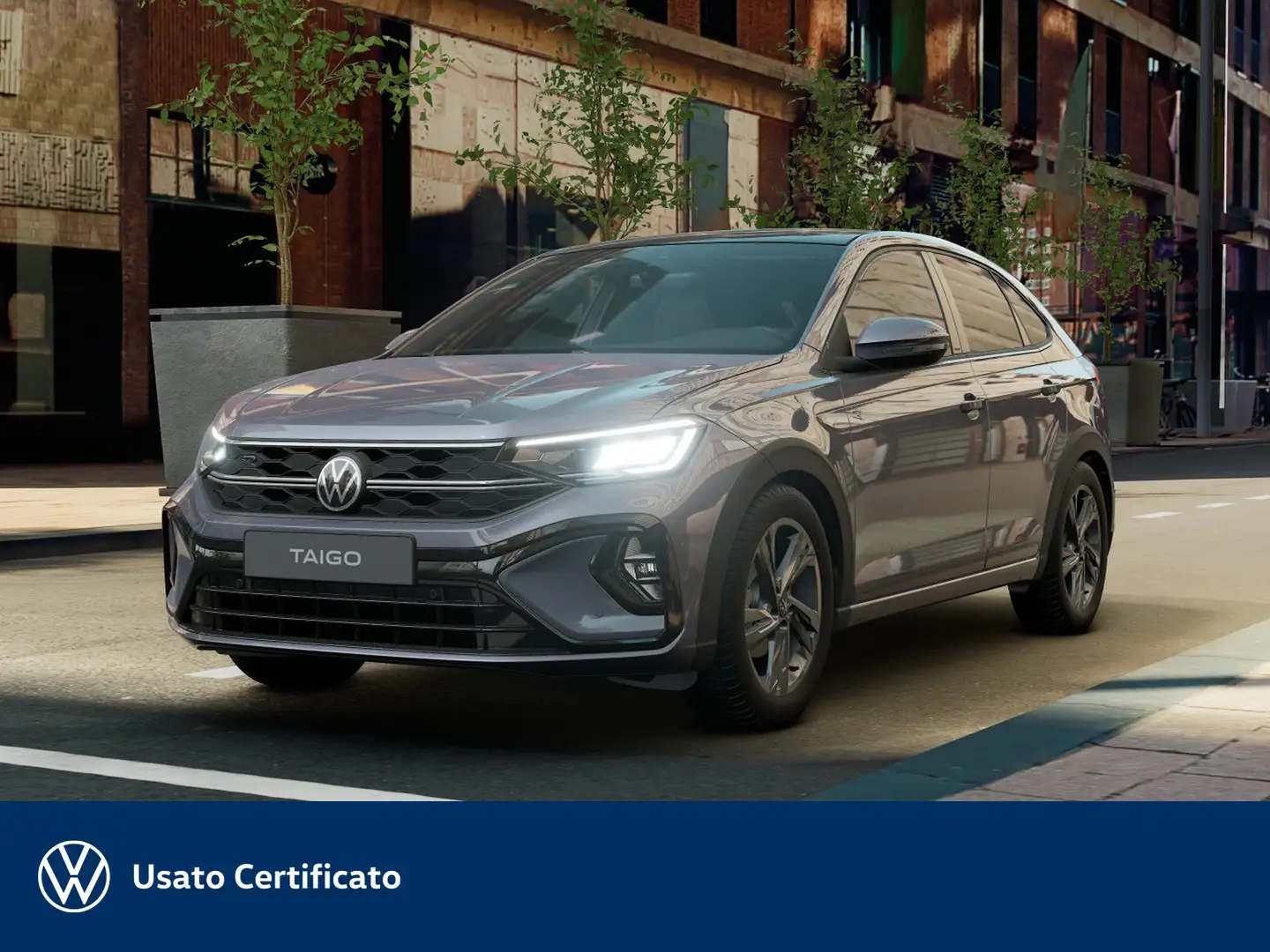 Volkswagen Taigo 1.0 tsi r-line 115cv Gris - 1