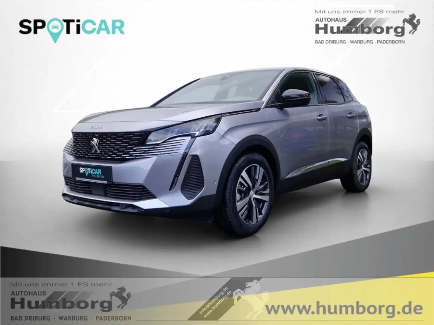 Peugeot 3008 Allure Pack 1.2 PureTech 130 Navi Digitales Cockpi Grau - 1