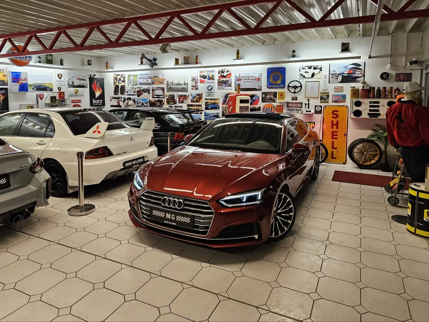 Audi A5 sport S-Line 1 Besitz Panorama Virtual Rot - 1