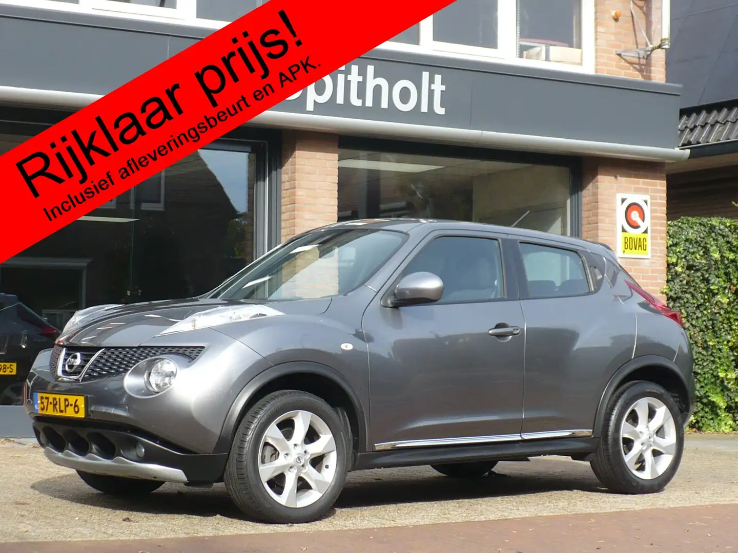 Nissan Juke 1.6 Eco Acenta Navi Eco 117pk Grijs - 1