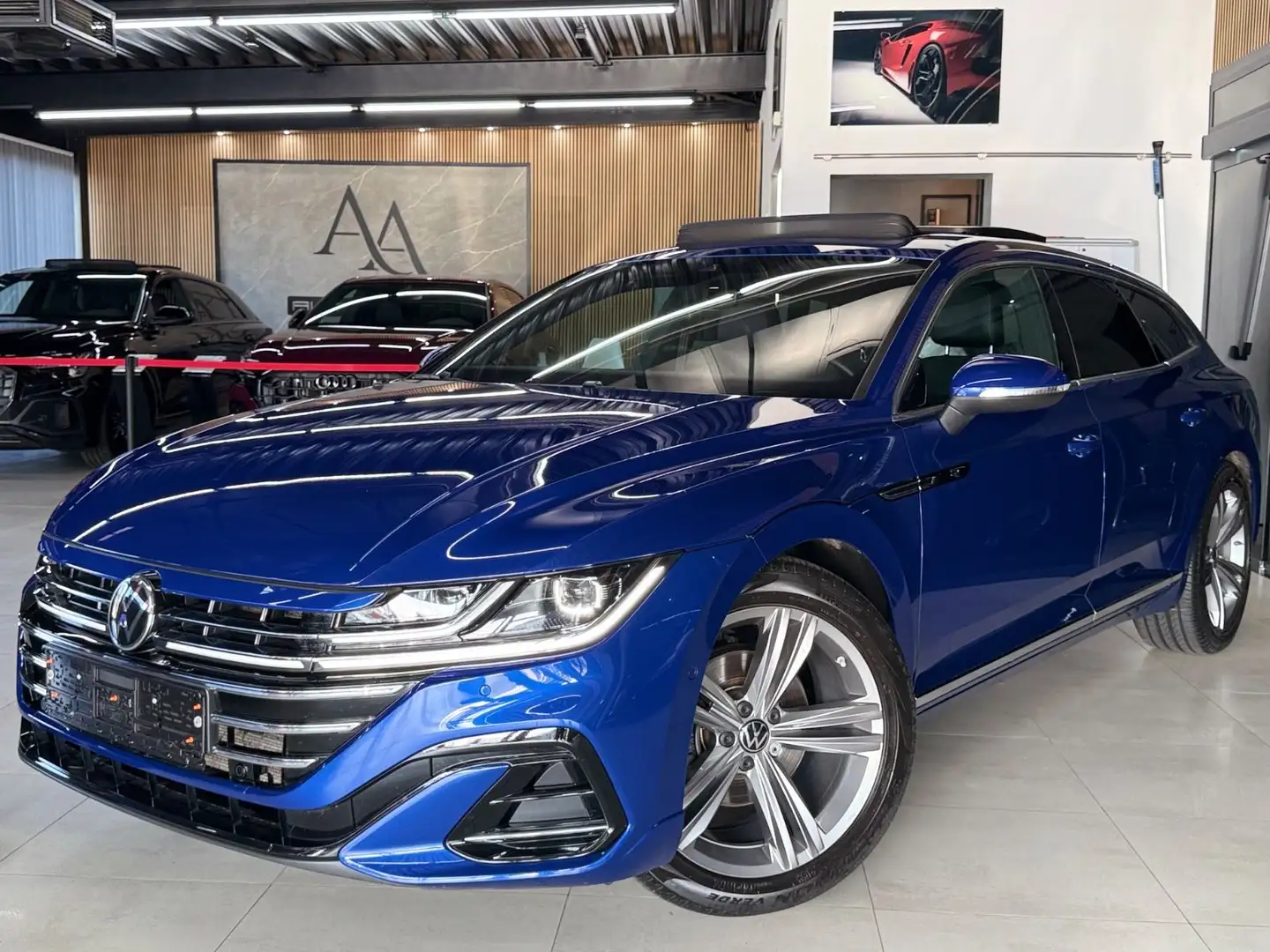 Volkswagen Arteon 2.0 TSI R-Line Shooting Brake*DSG*PANO*IQ Kék - 2