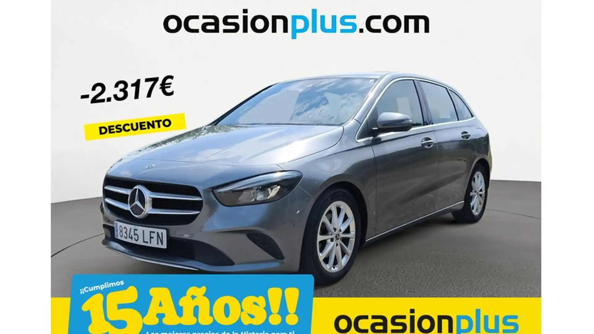Mercedes-Benz B 180 180d 7G-DCT Gris - 1
