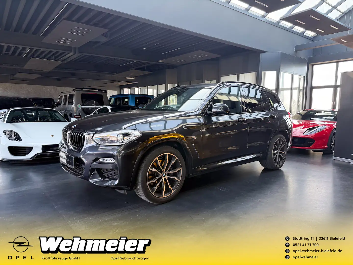 BMW X3 xx-Drive 30 i M Sport,Pano,AHK,LED,Leder,NAV Grigio - 2