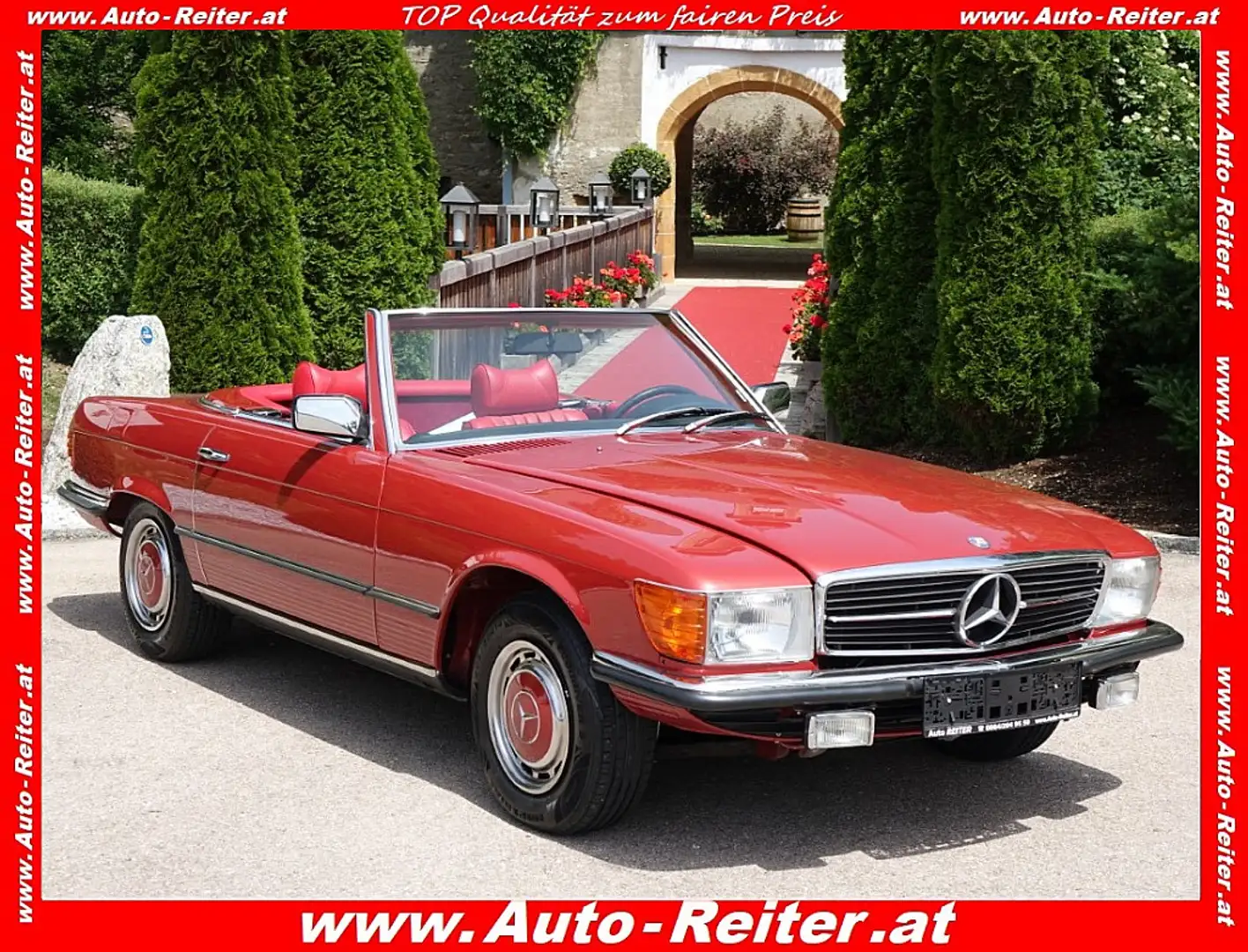 Mercedes-Benz SL 450 Cabrio Typisiert Rouge - 1