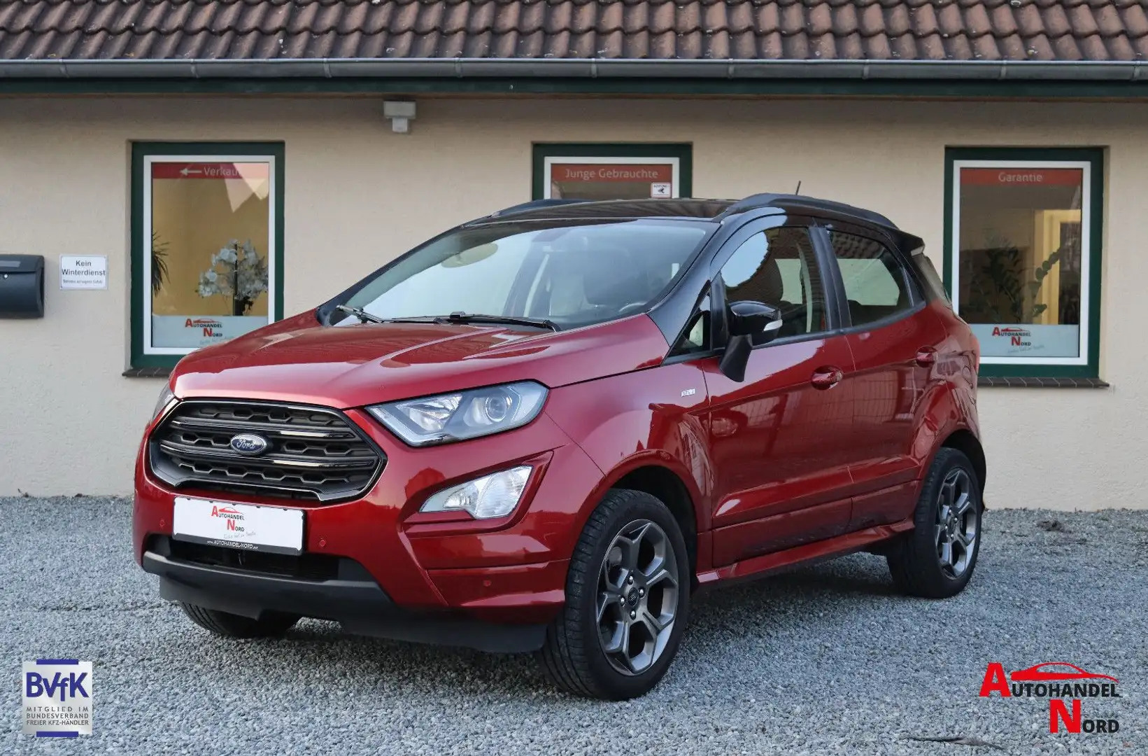 Ford EcoSport ST-Line AHK/Alu 17"/PDC/Sitzheizung Rosso - 1