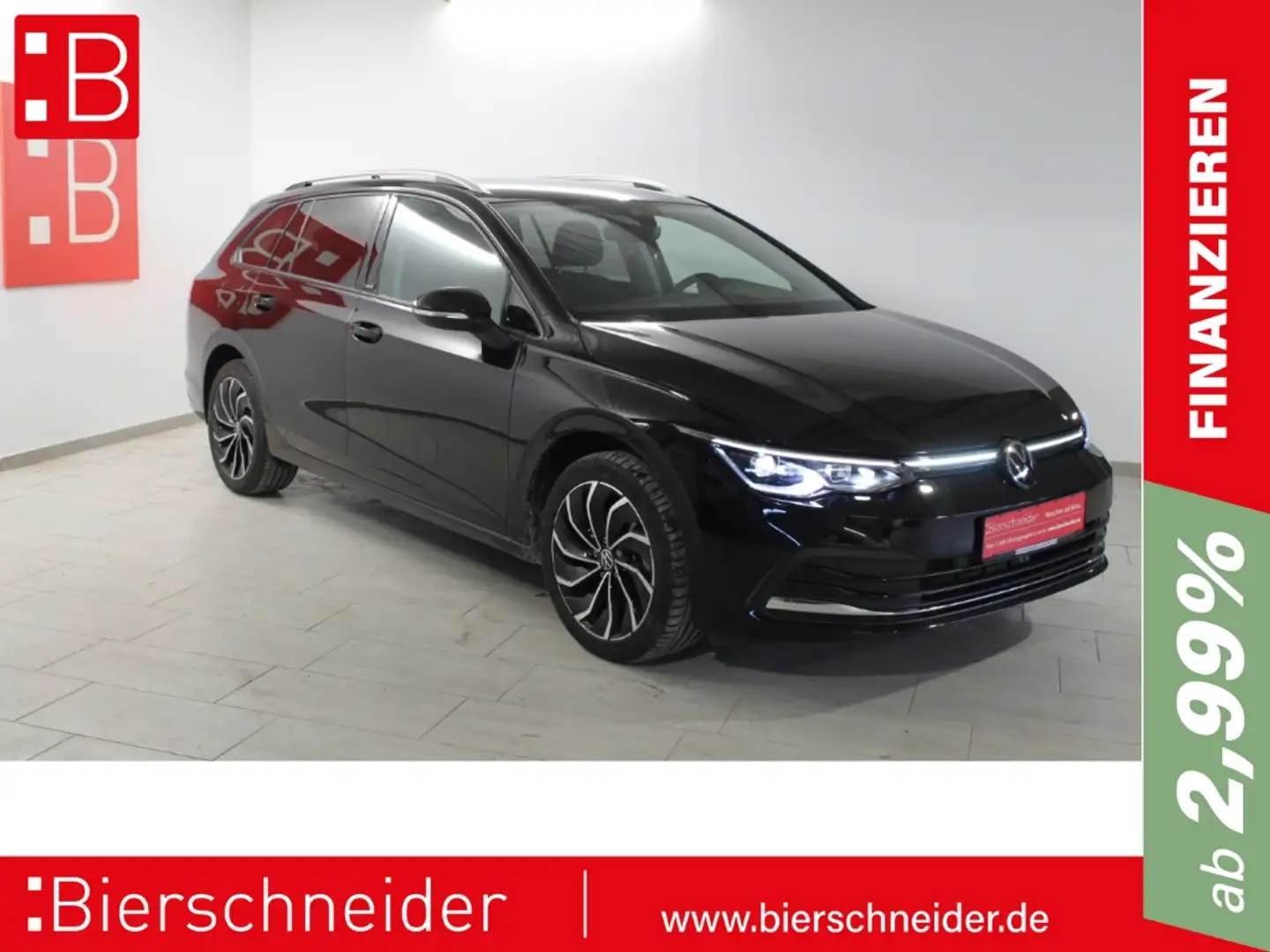 Volkswagen Golf Variant 8 1.0 eTSI DSG Move 17 AHK ACC Noir - 1