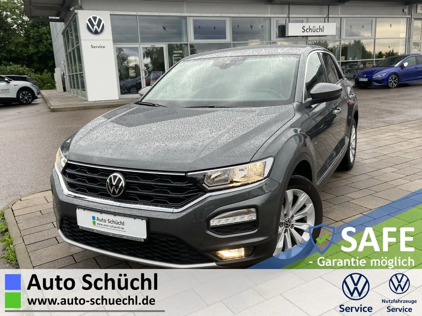 Volkswagen T-Roc 1.5 TSI DSG Sport NAVI+AHK+SHZ+PDC+DAB+BLU Grau - 1