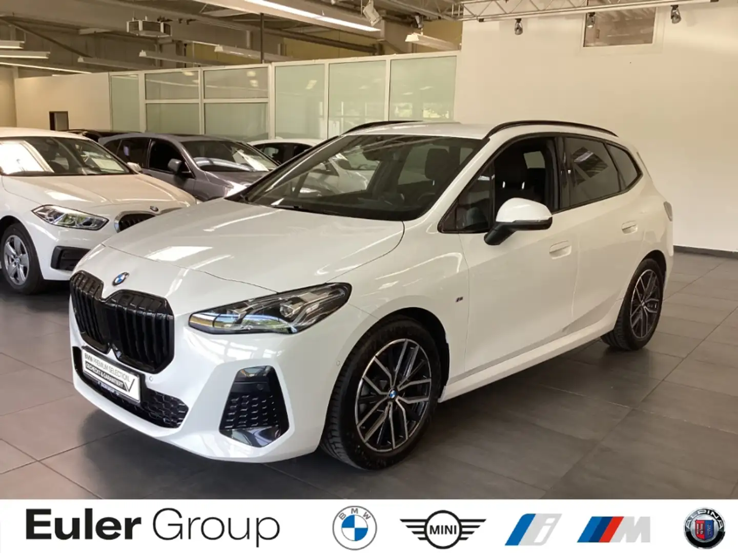 BMW 220 Active Tourer i A M Sport 18'' HUD AD Navi LED HiF Blanc - 1