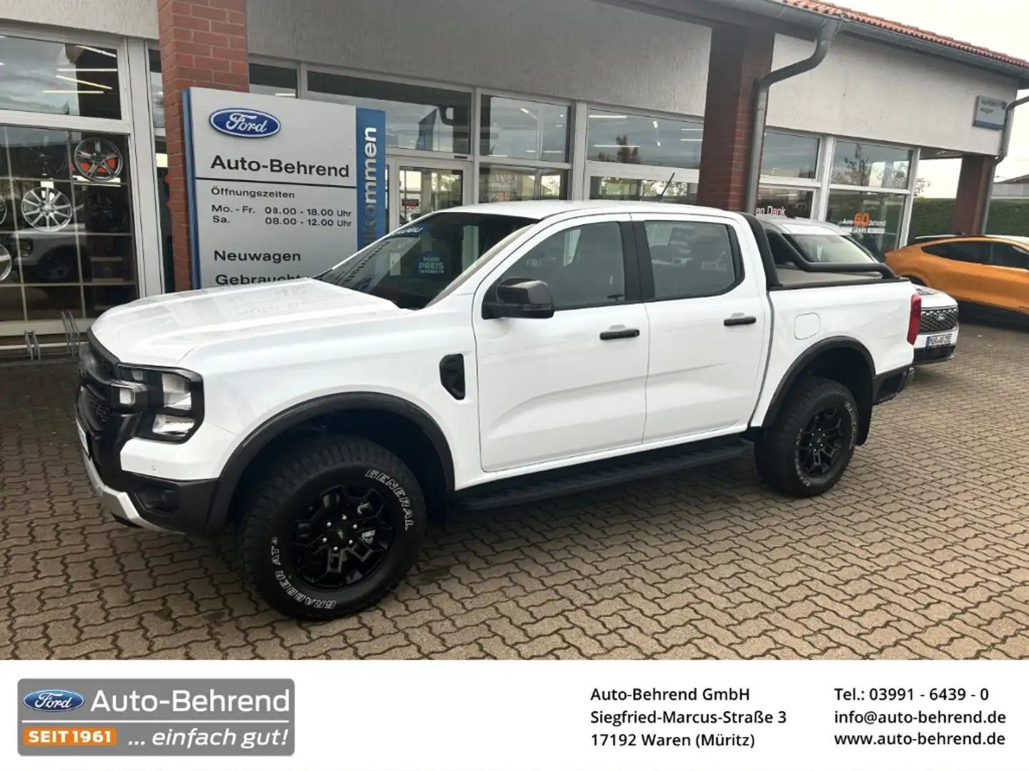 Ford Ranger Tremor DK 4WD Automatik AHK Leder Rollo Weiß - 1