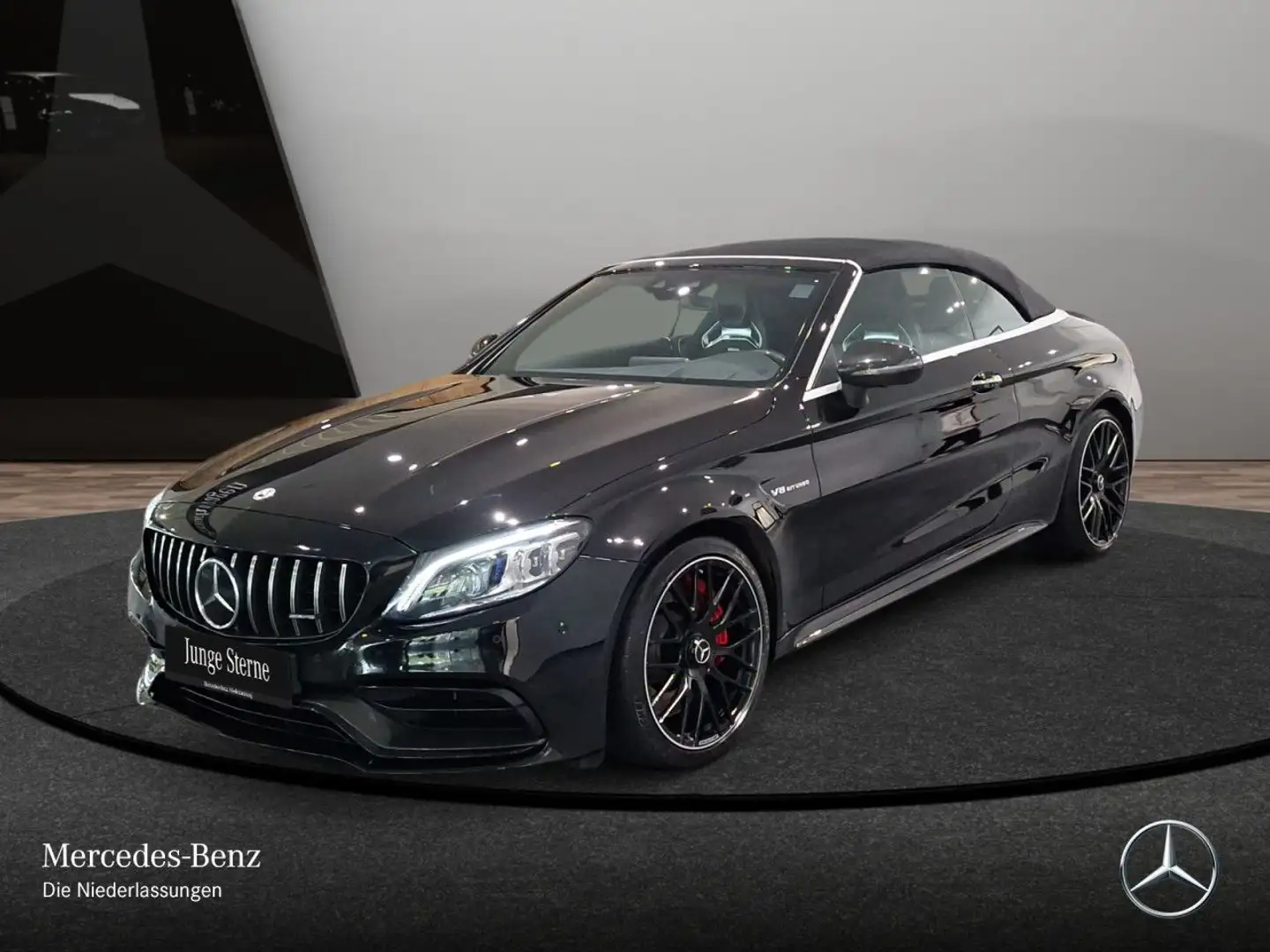 Mercedes-Benz C 63 AMG C 63 S Cabrio NIGHT+DRIVERS+360+MULTIBEAM+FAHRASS Schwarz - 2