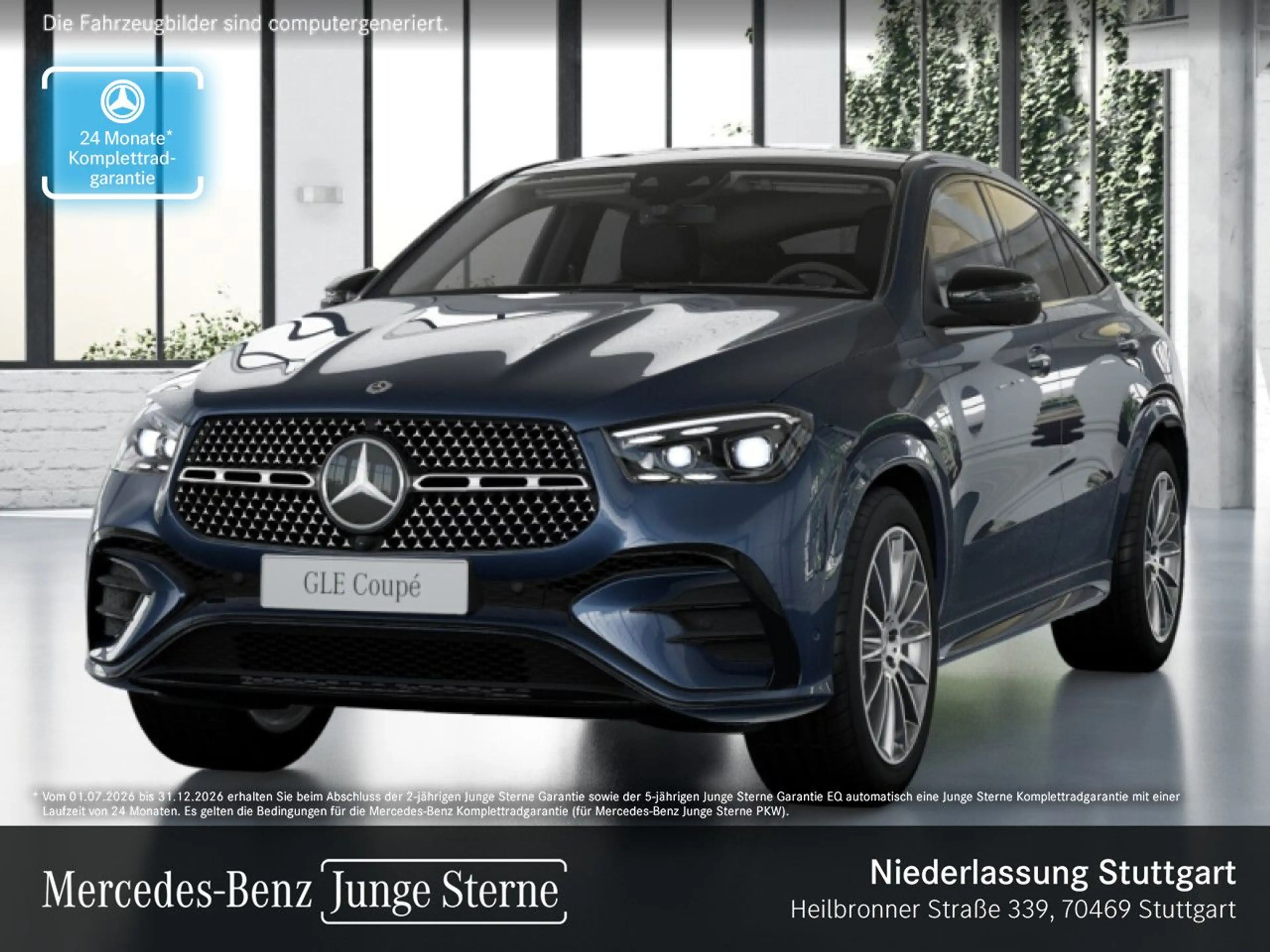 Mercedes-Benz GLE 400 e Coupé 4M AMG+NIGHT+PANO+360+AHK+21"+9G