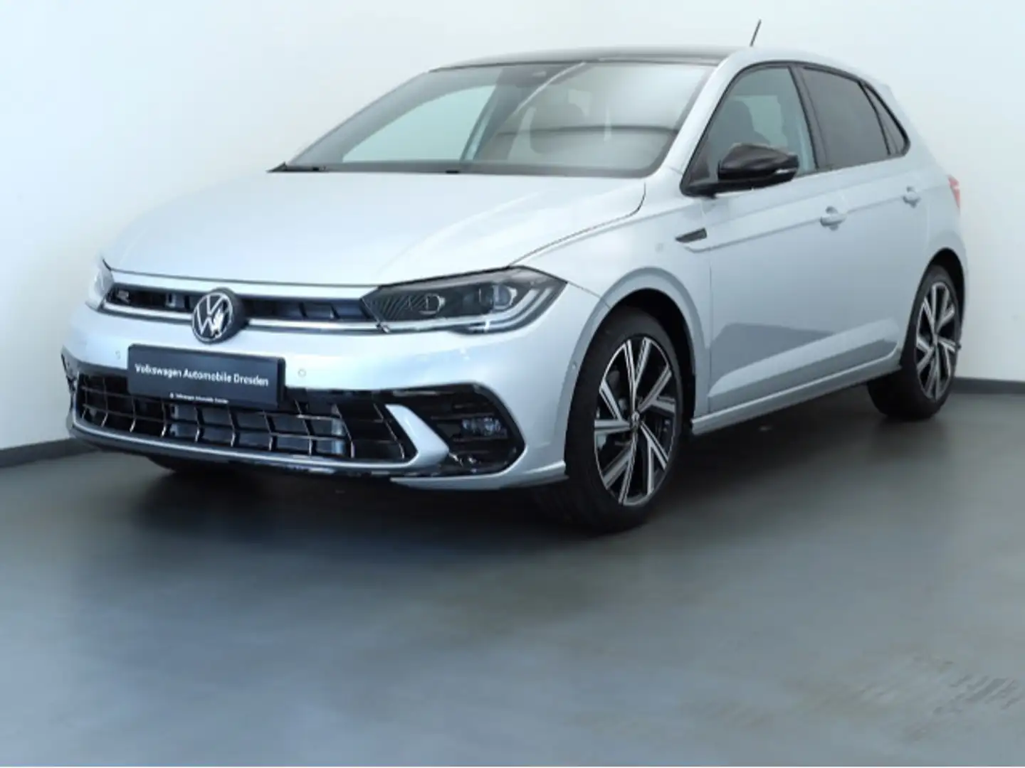 Volkswagen Polo 1,0 l TSI DSG R-Line*NAVI SCHIEBEDACH* Silber - 2