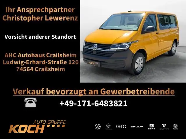 Volkswagen T6.1 Caravelle 2.0 TDI LED 8 Sitz Klimaauto.
