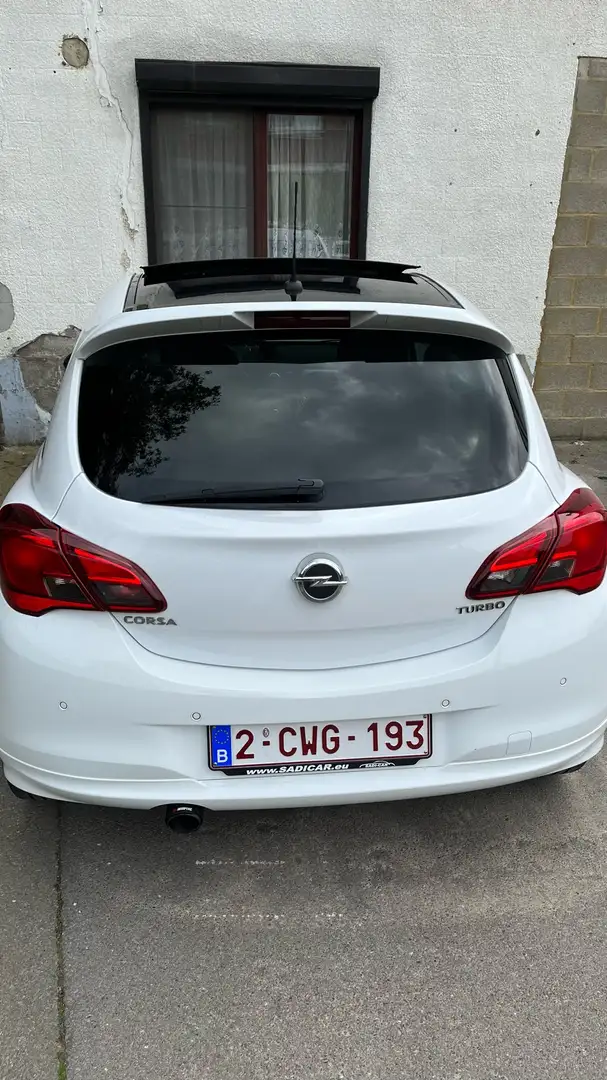 Opel Corsa 1.0 Turbo Black Edition Start/Stop Blanc - 2