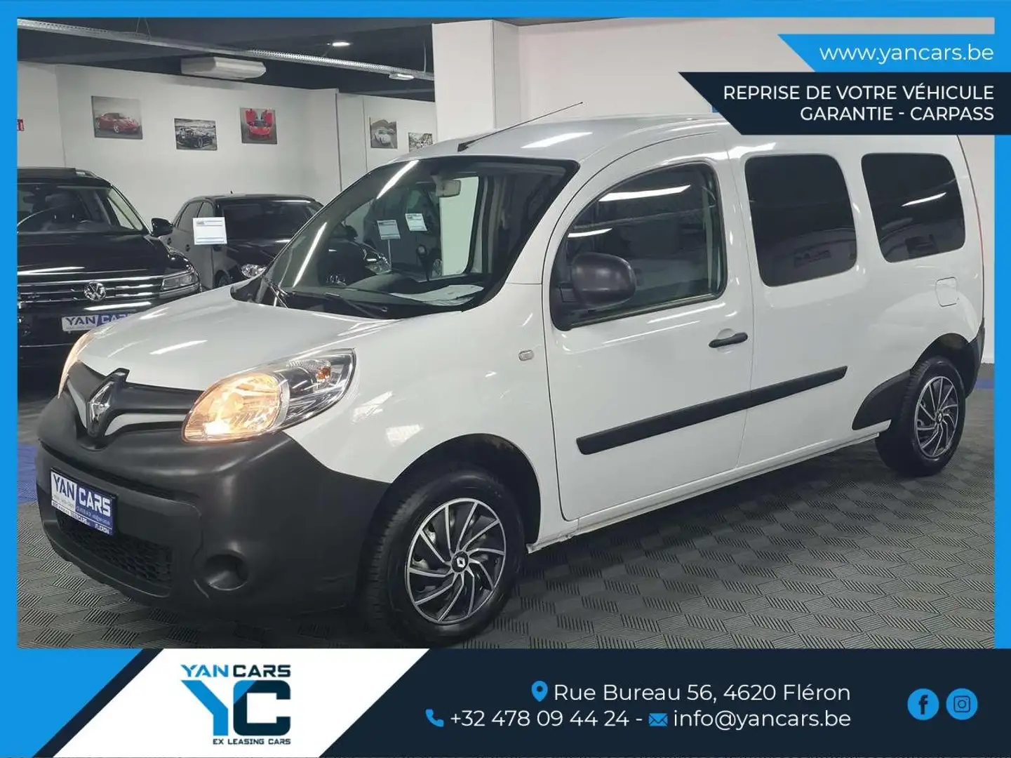 Renault Kangoo MAXI * UTILITAIRE * SEULEMENT 31.000KM! * TOP ETAT Blanc - 1