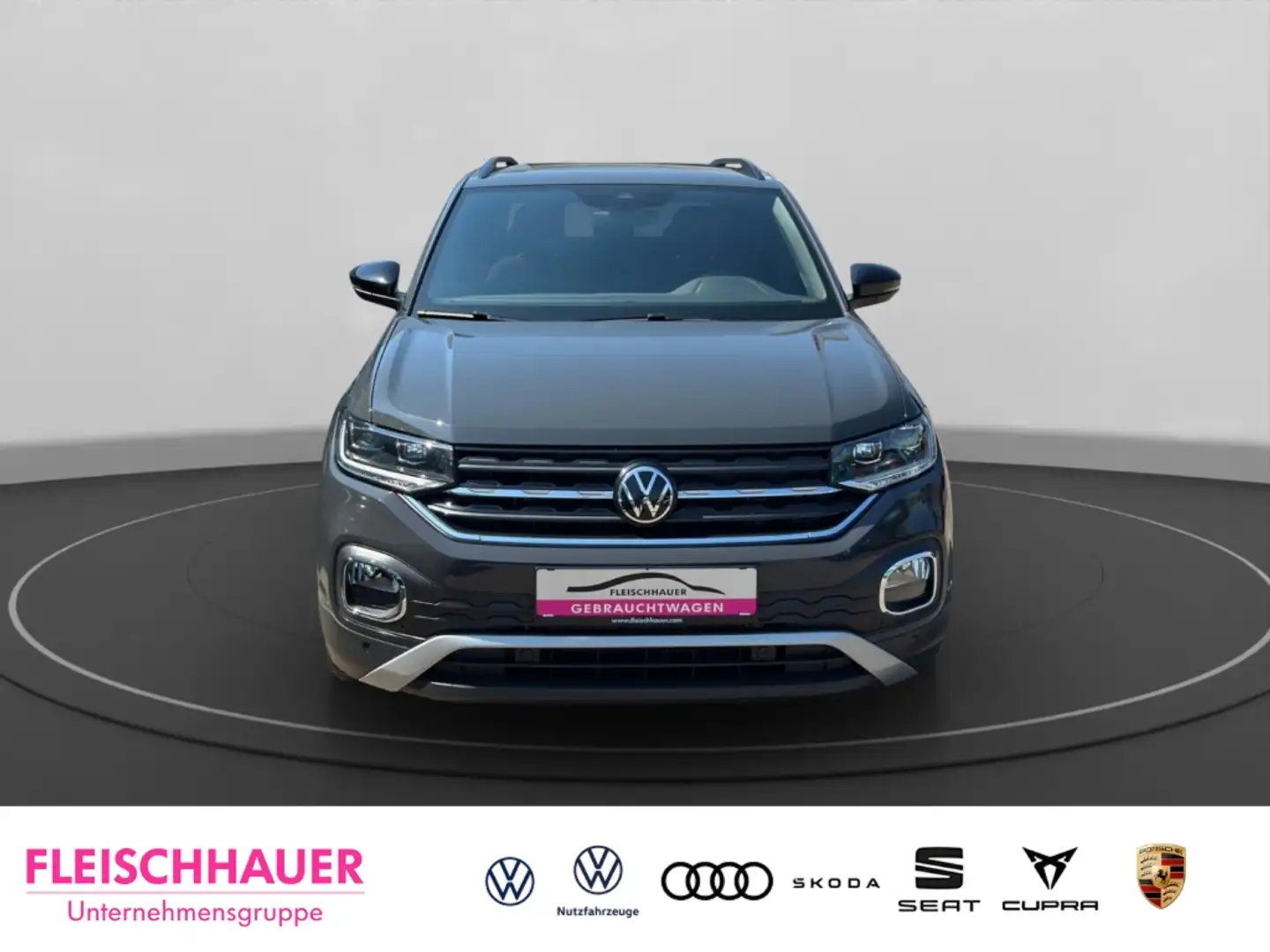 Volkswagen T-Cross United 1.0 TSI KLIMA+PDC+SHZ+LED+DAB+CarPlay Gris - 2