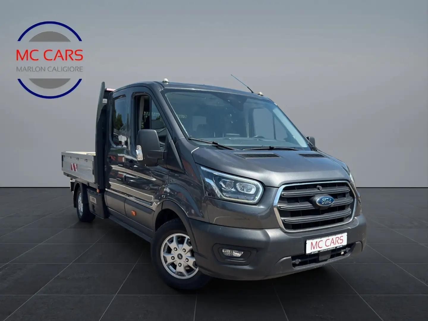 Ford Transit Pritsche 350 L3 Doppelkabine 6 Sitzer Grau - 1