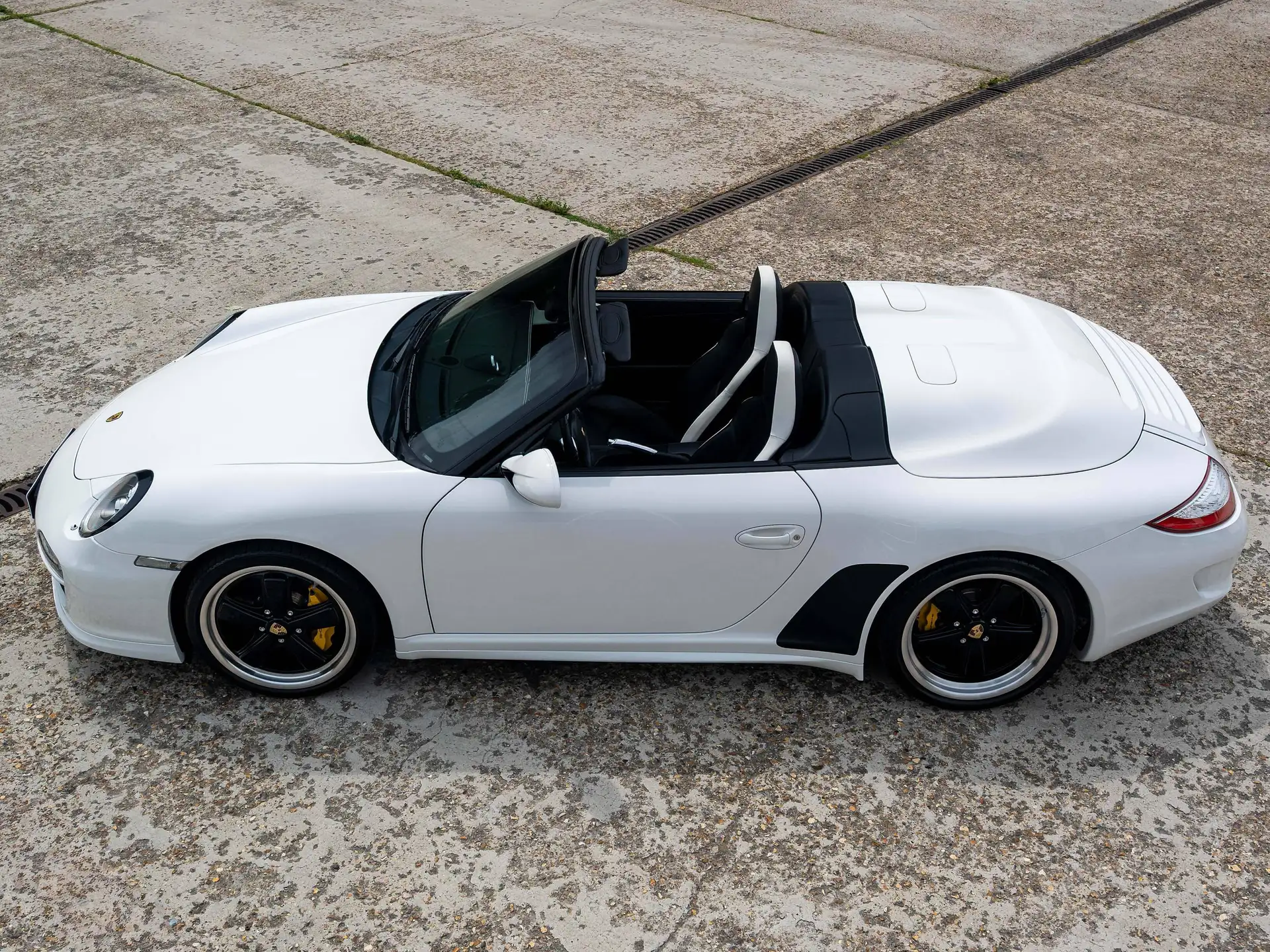 포르쉐 911 Speedster 2011 흰색 사진 4