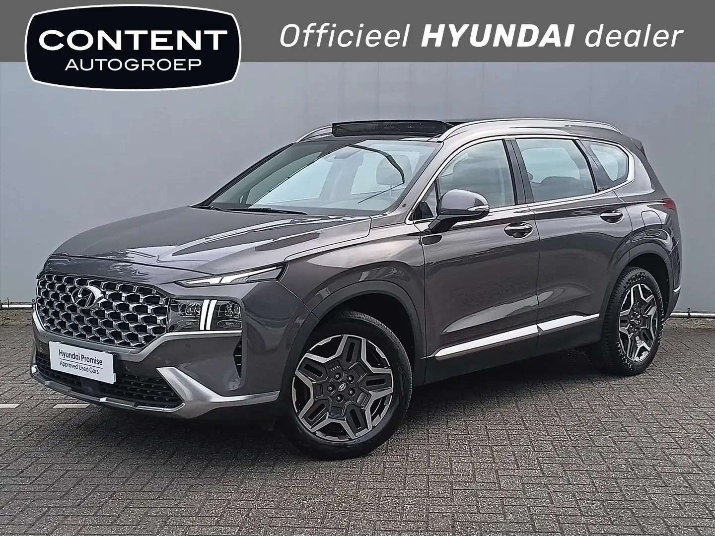 Hyundai SANTA FE 1.6 T-GDi PHEV Comfort Smart Sky |Schuifdak |Krell Grijs - 1
