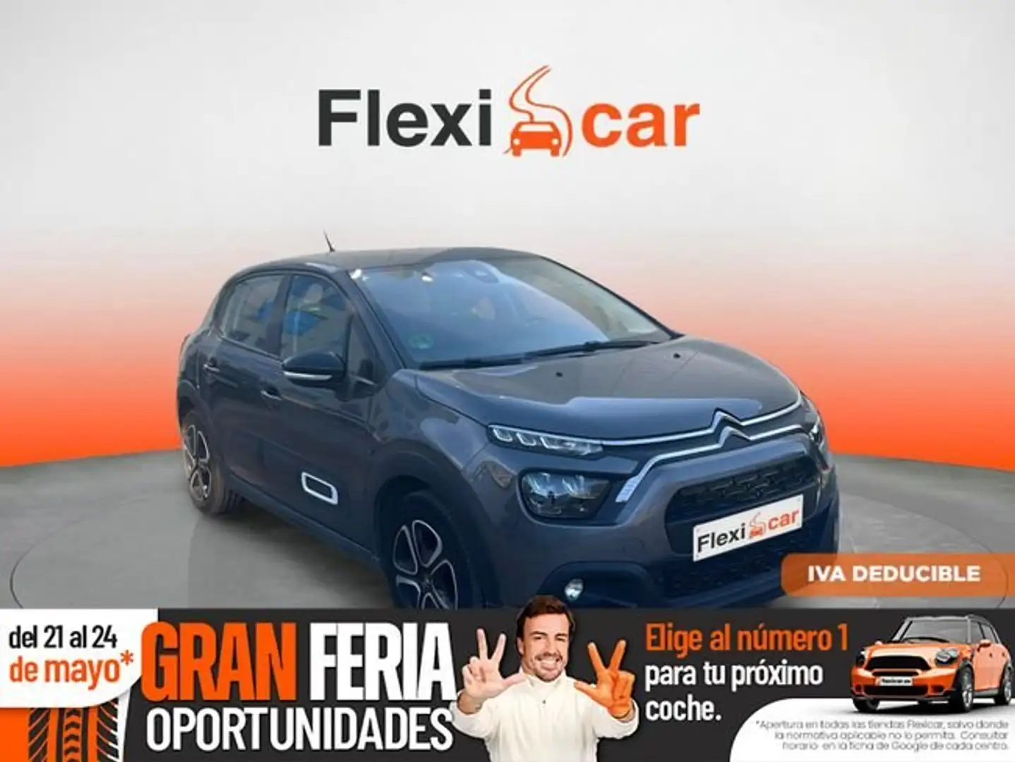 Citroen C3 BlueHDi 75KW (100CV) Plus Gris - 1