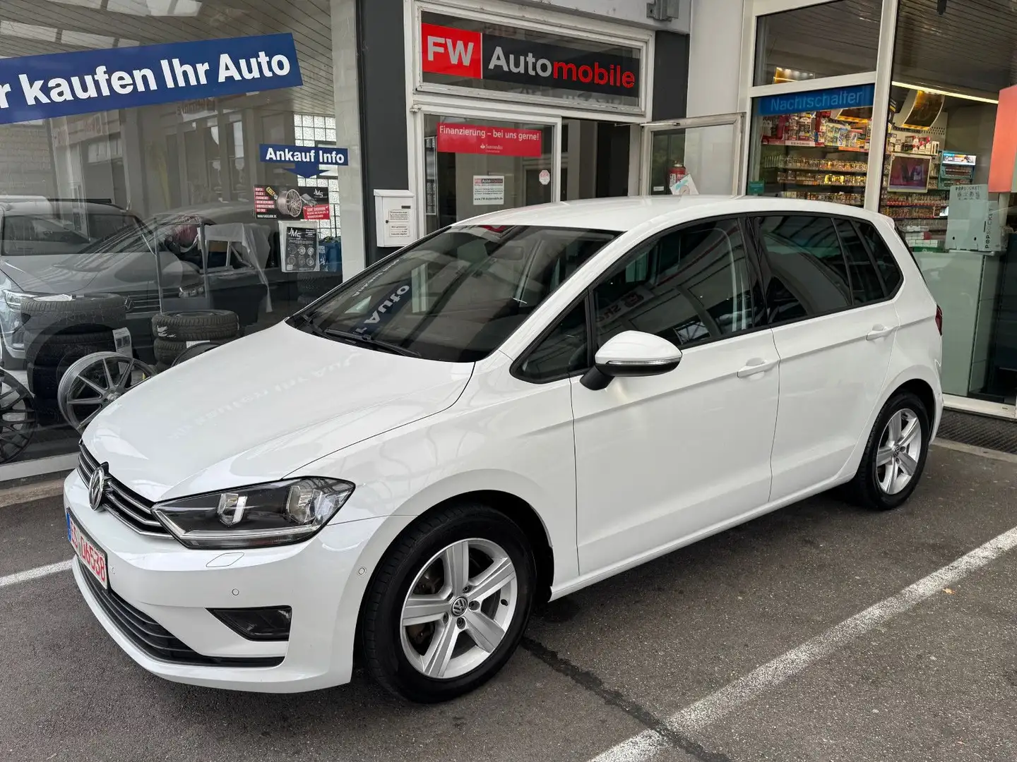 Volkswagen Golf Sportsvan 1,6 TDI DSG Comfortline AHK Weiß - 1