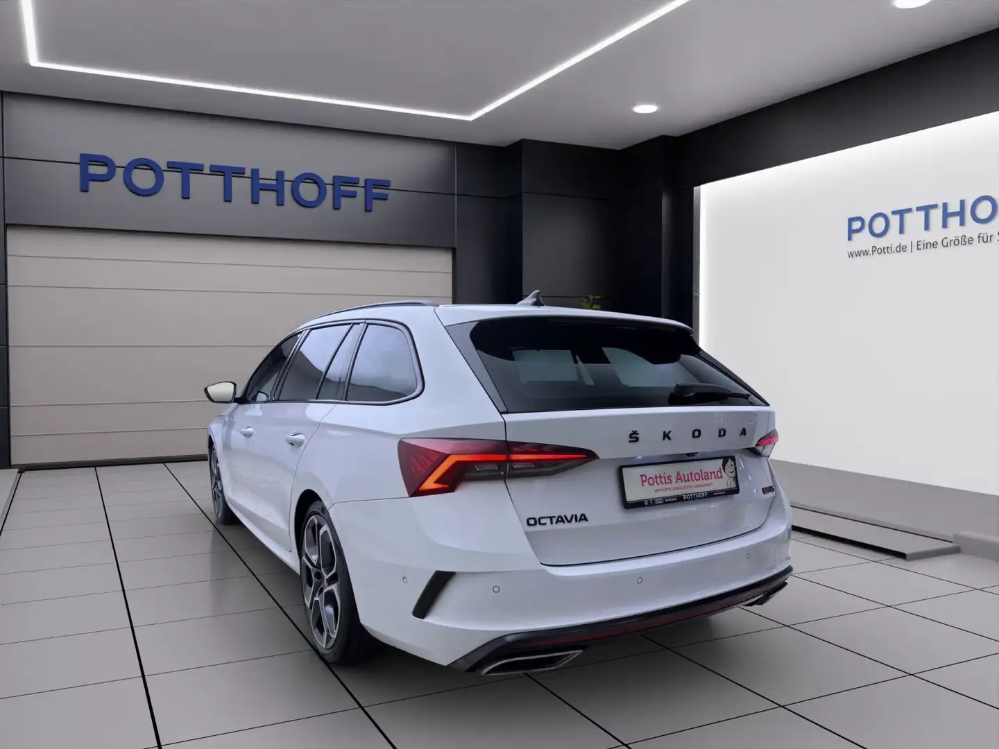 Skoda Octavia Combi 2.0 TDI DSG RS PLUS STANDHZG NAVI Weiß - 2