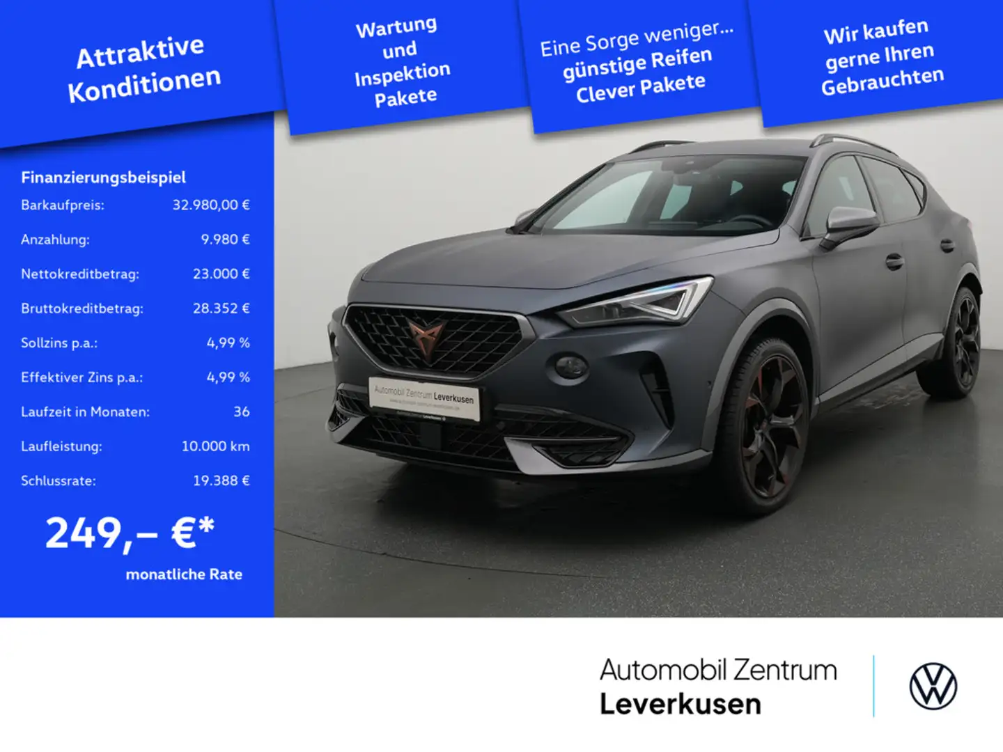 CUPRA Formentor DSG NAVI ACC MATRIX SHZ Schwarz - 1