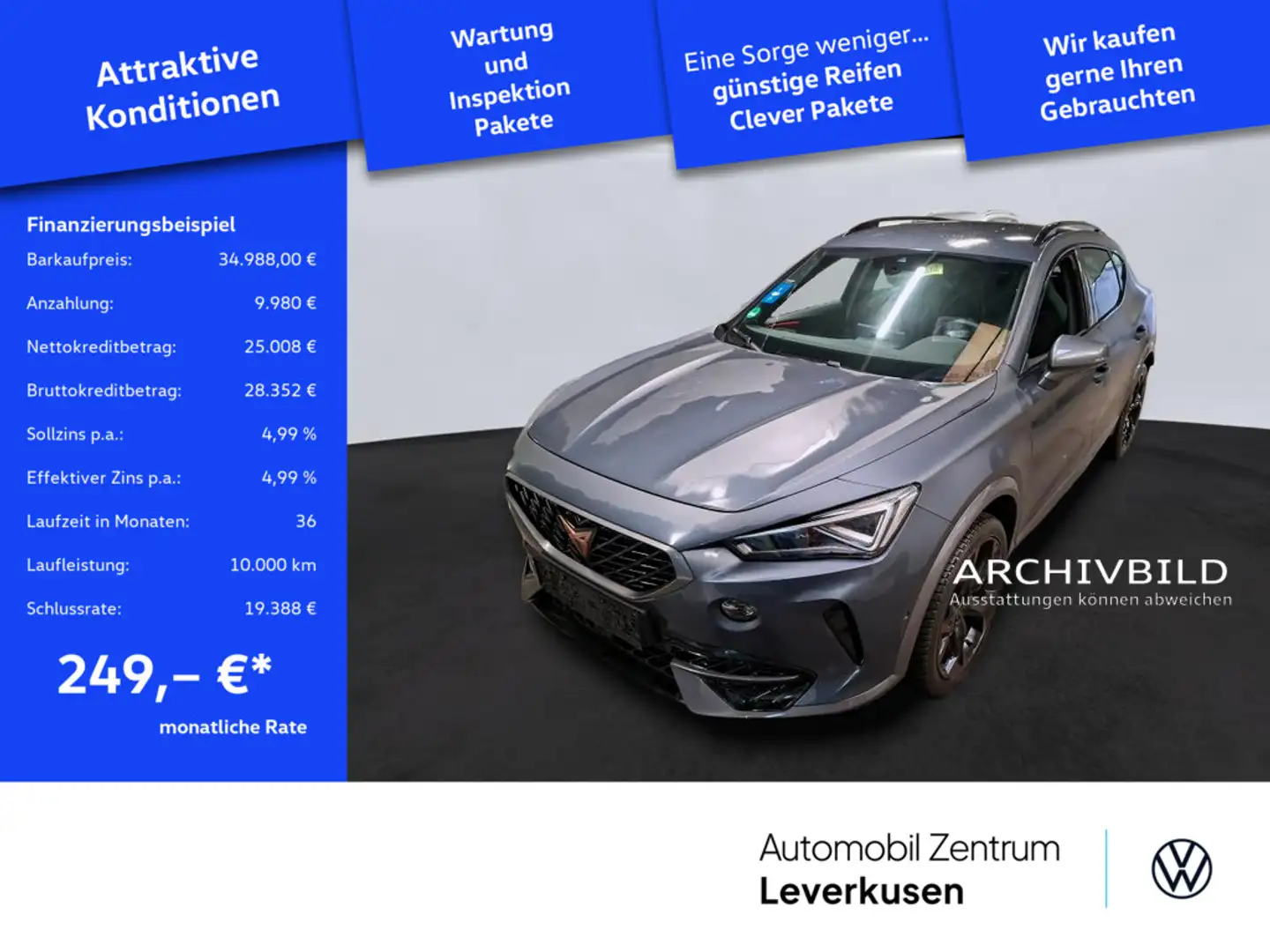 CUPRA Formentor DSG NAVI ACC MATRIX SHZ Schwarz - 1