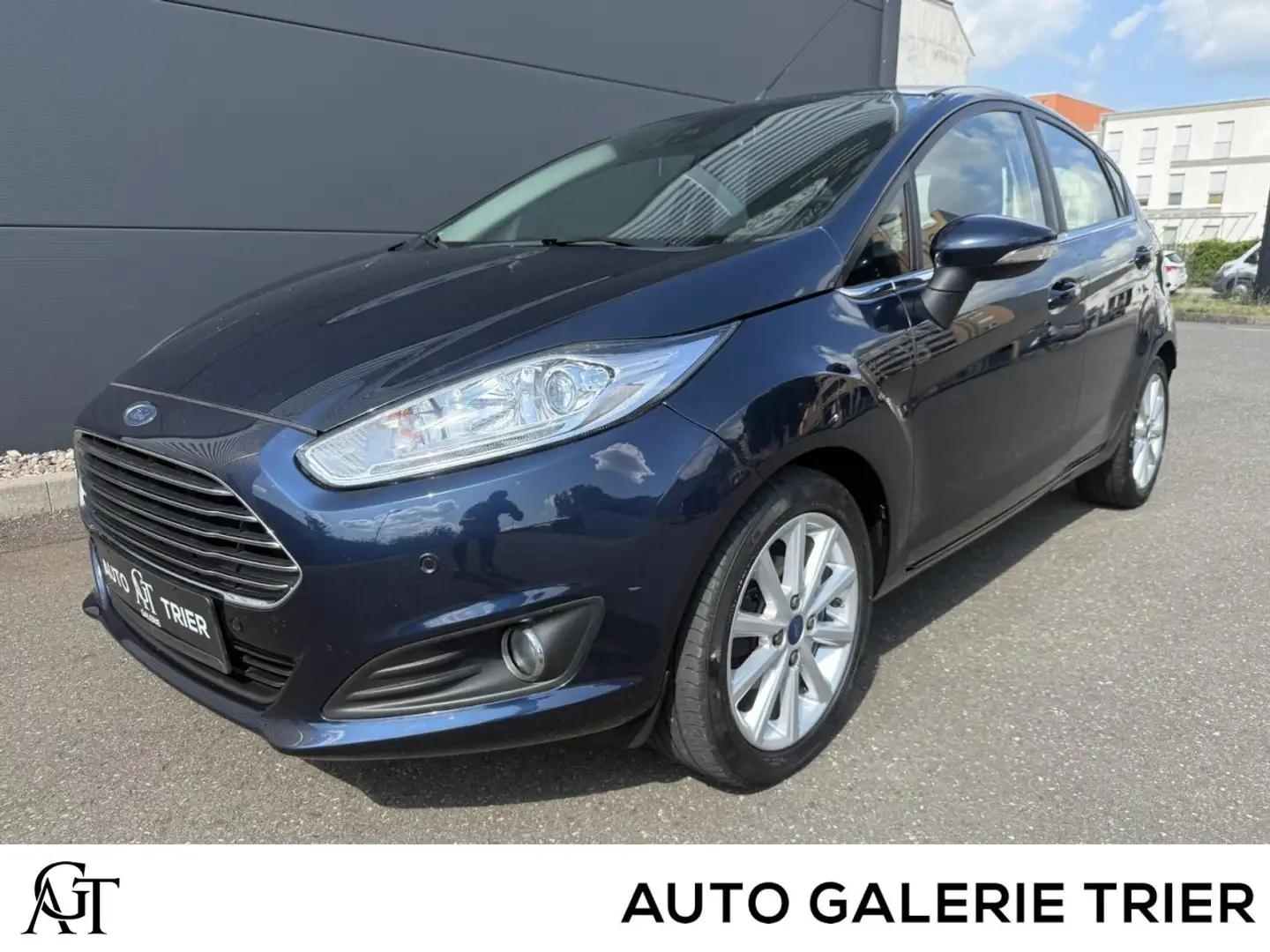 Ford Fiesta 1.5TDCi Titanium NAVI LEDER TEMPO SHZ KAM Klima Bleu - 1