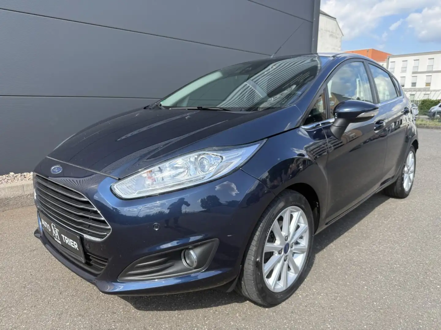 Ford Fiesta 1.5TDCi Titanium NAVI LEDER TEMPO SHZ KAM Klima Bleu - 2