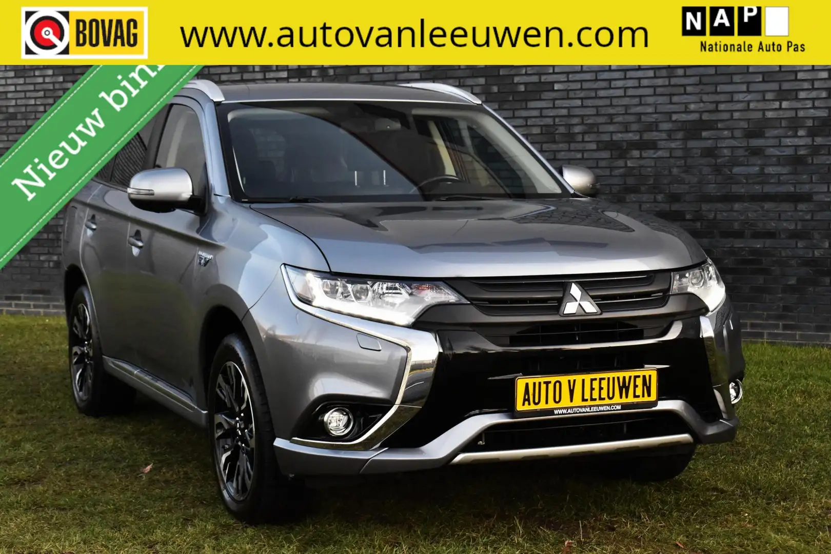 Mitsubishi Outlander 2.0 PHEV 360° CAMERA/CARPLAY ANDROID/TREKHAAK/CRUI Gris - 1