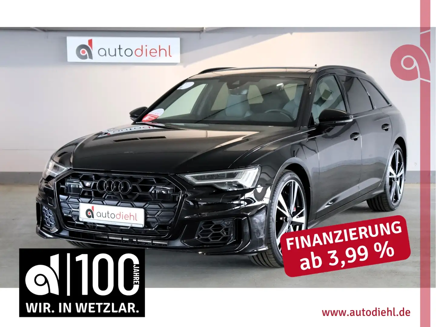 Audi S6 Avant tiptr. qu.*Pano*B&O*Luft*Standhzg. Černá - 1