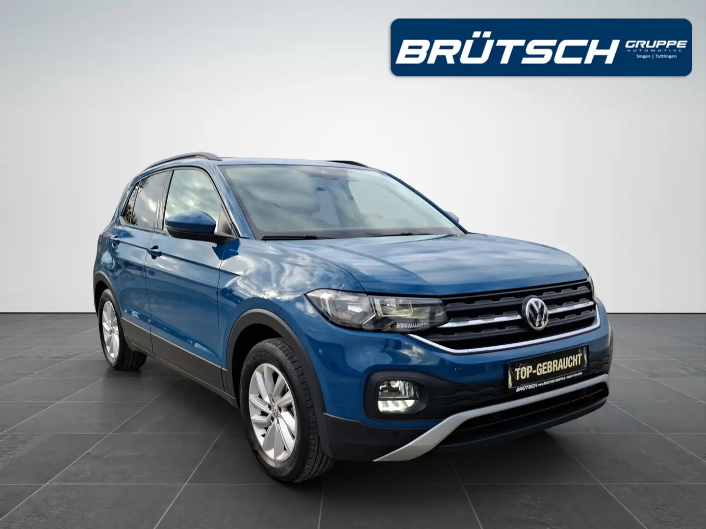 Volkswagen T-Cross 1.0 TSI Life KLIMA / AHK / NAVI / SITZHEIZUNG / AC Bleu - 2