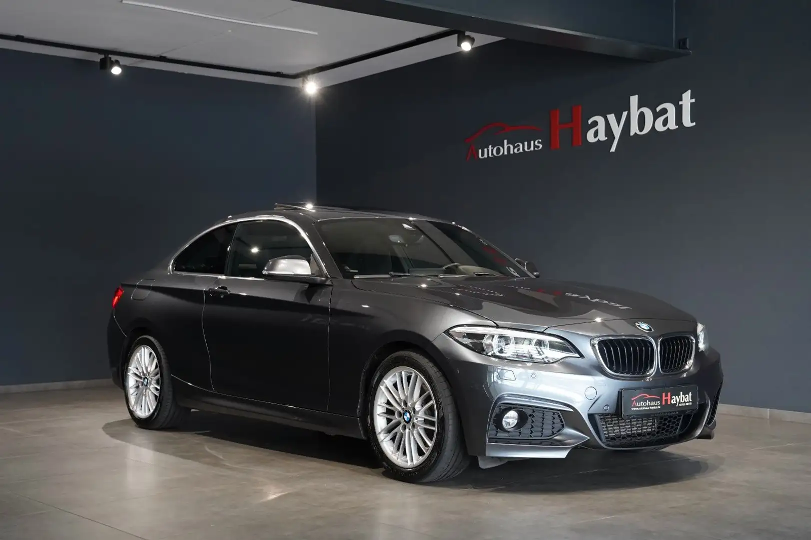 BMW 220 d Coupe M Sport Navi Prof-LED-Kamera-GSD-Keyl Grijs - 1