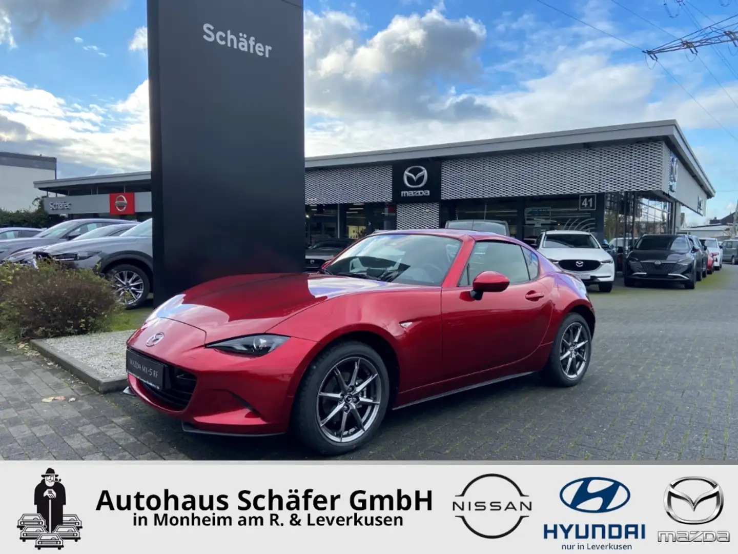 Mazda MX-5 RF EXCLUSIVE-L. Skyactiv-G 132PS 6MT El. Verdeck N Rot - 1