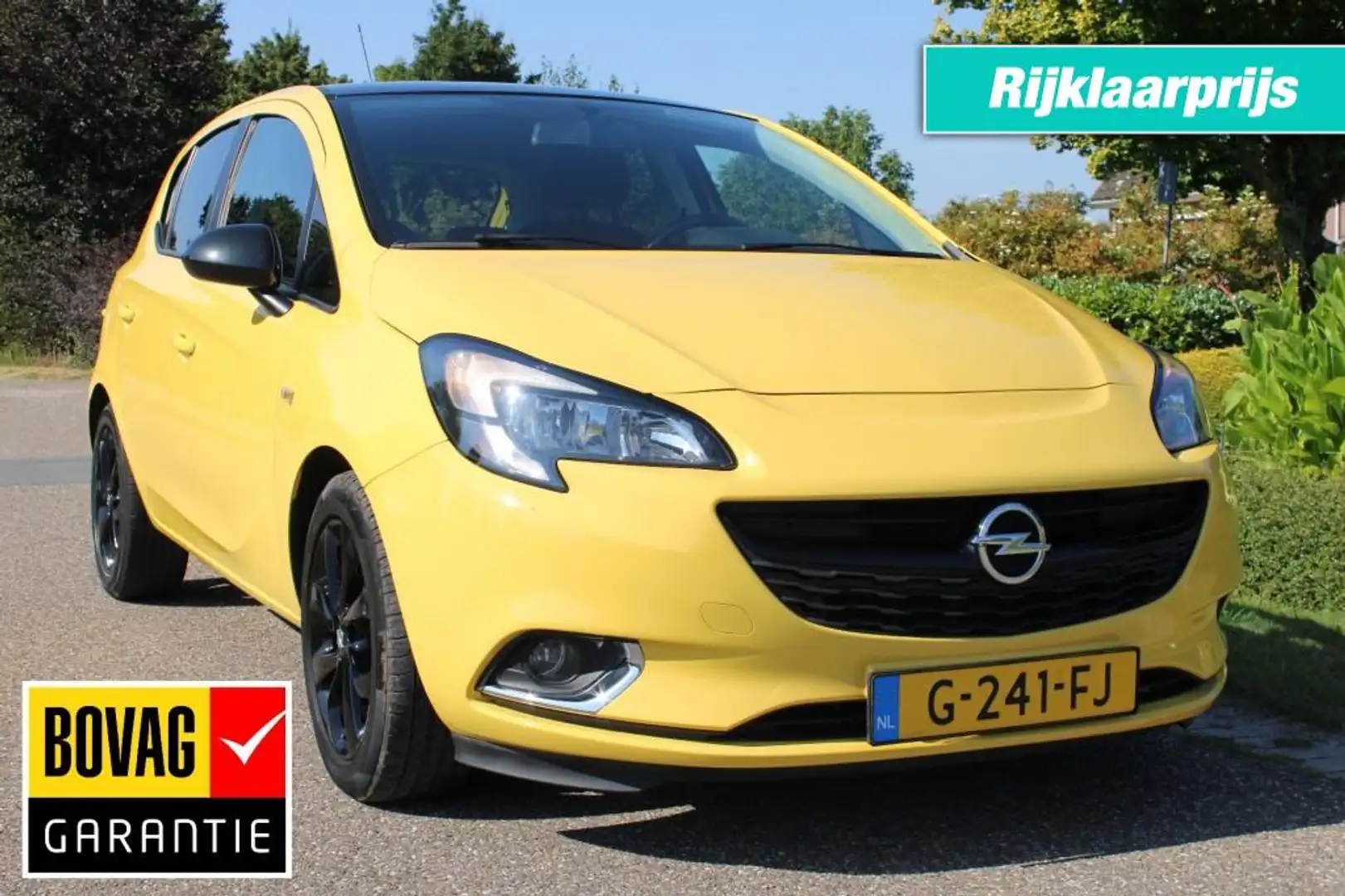Opel Corsa-e 1.4 90pk Color Edition airco/cruise/PDC/lm velgen Amarillo - 1
