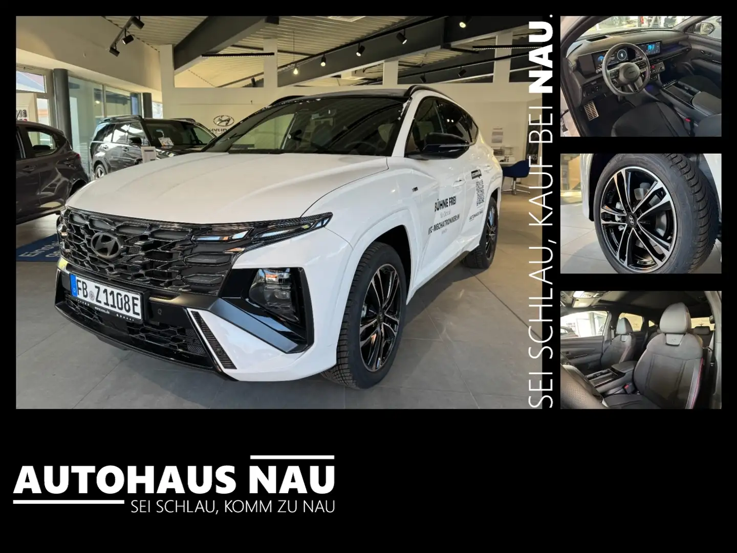 Hyundai TUCSON 1.6 T-GDI PHEV N-Line Inkl. Big Deal Blanco - 1