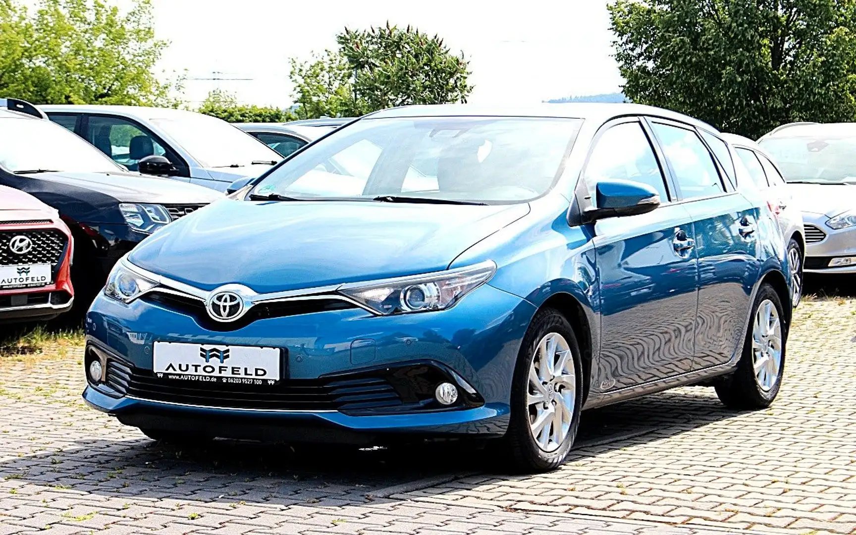 Toyota Auris 1.4 Edition S/VOLLSH/8FACH/NAVI/RCAM/SHZ/ Blau - 1