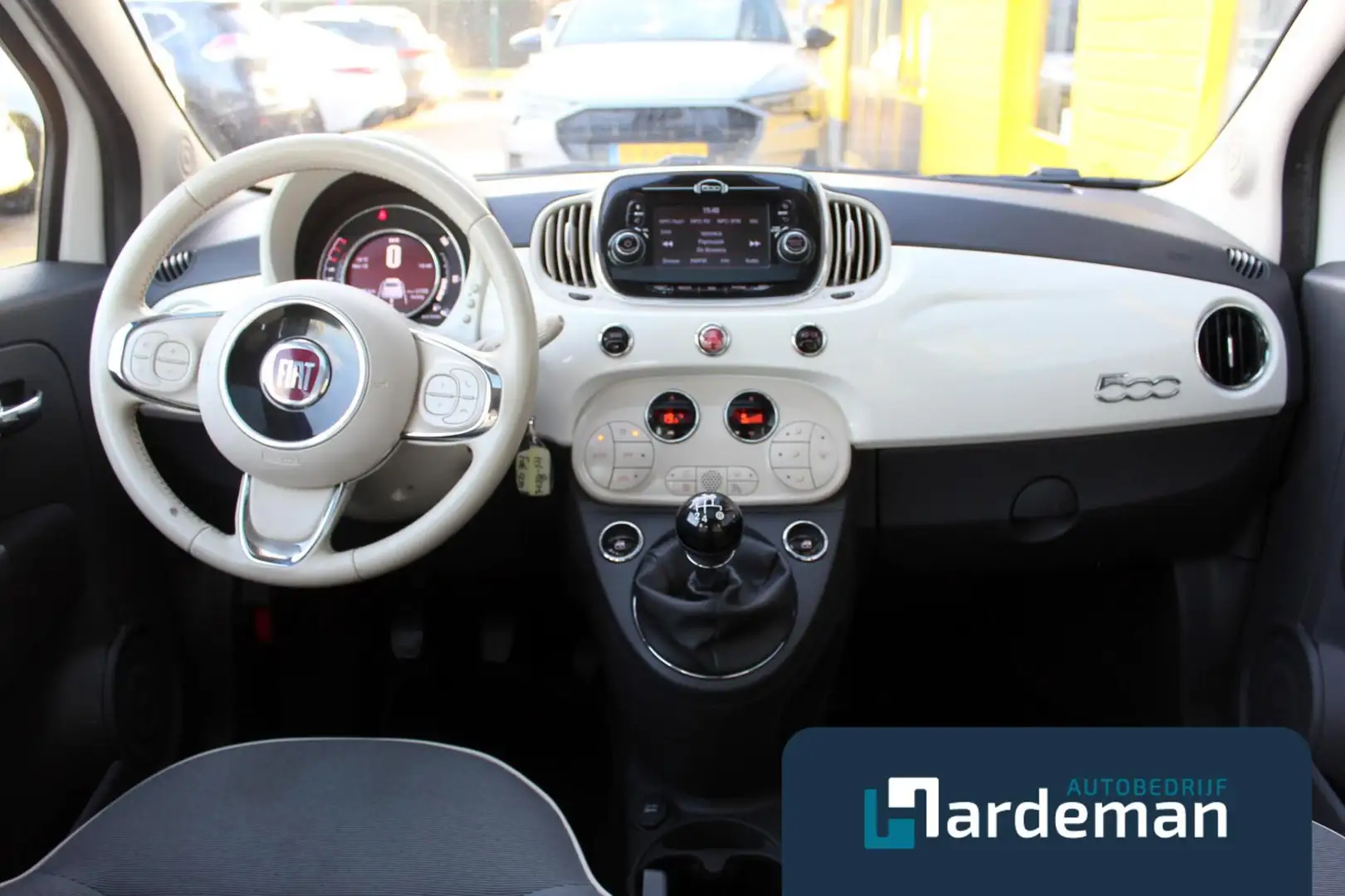 Fiat 500 0.9 TwinAir Turbo Lounge Panorama Blanc - 2