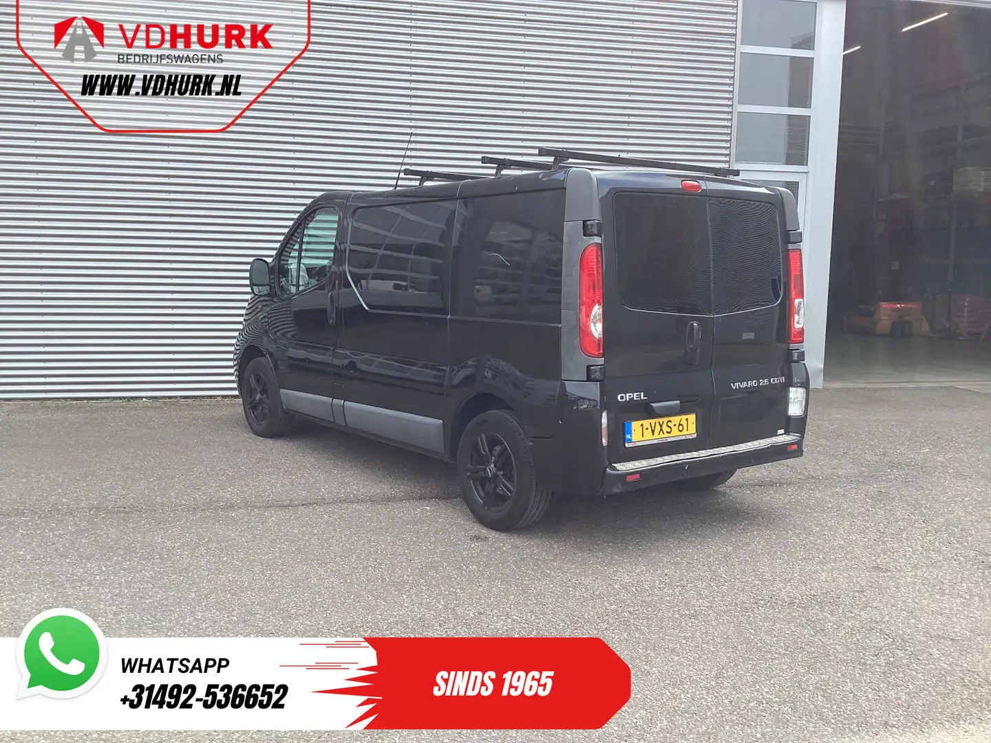 Opel Vivaro 2.5 CDTI 145 pk EXPORT ONLY APK 08-2025/ 3 Pers./ Zwart - 2