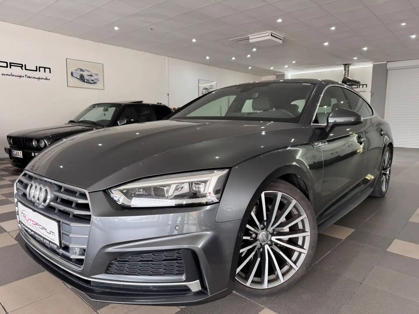 Audi A5 Sportback quattro S-Line Gris - 1