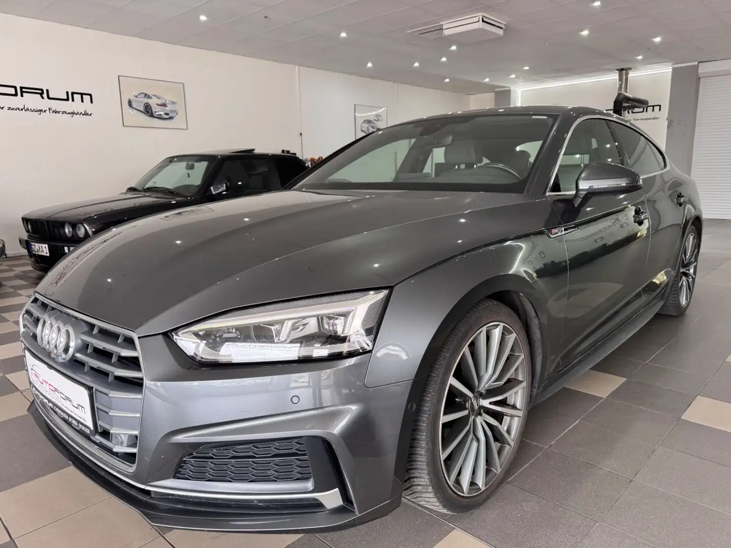 Audi A5 Sportback quattro S-Line Gris - 2