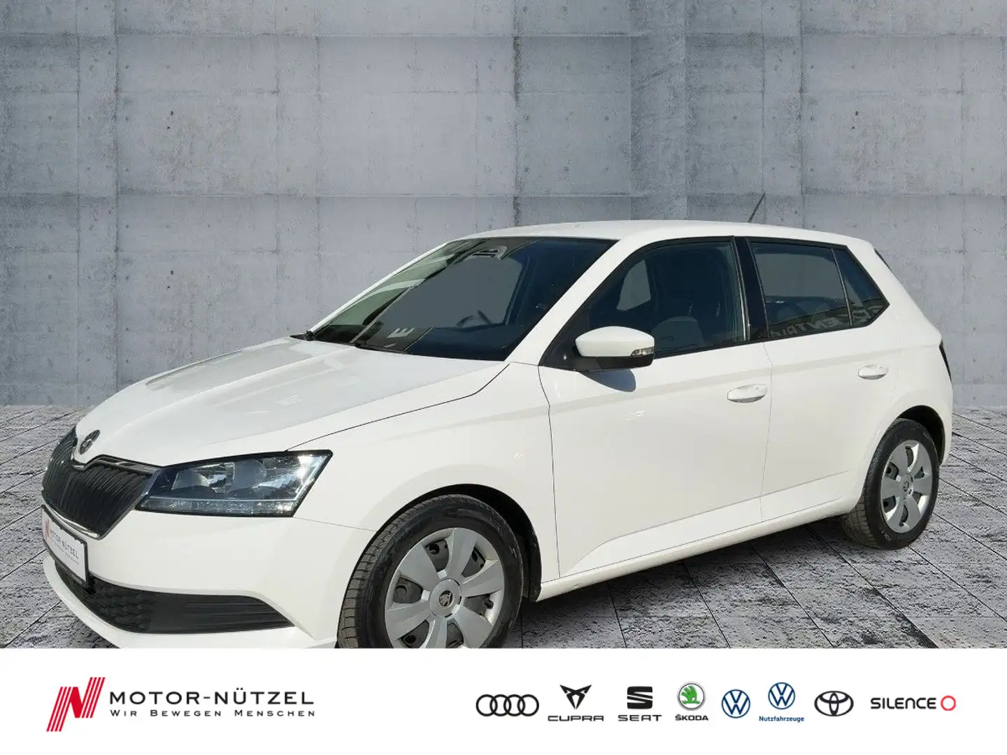 Skoda Fabia 1.0TSI AMBITION NAVI+APP+GRA+DAB+BT+MFL+ZV Weiß - 1