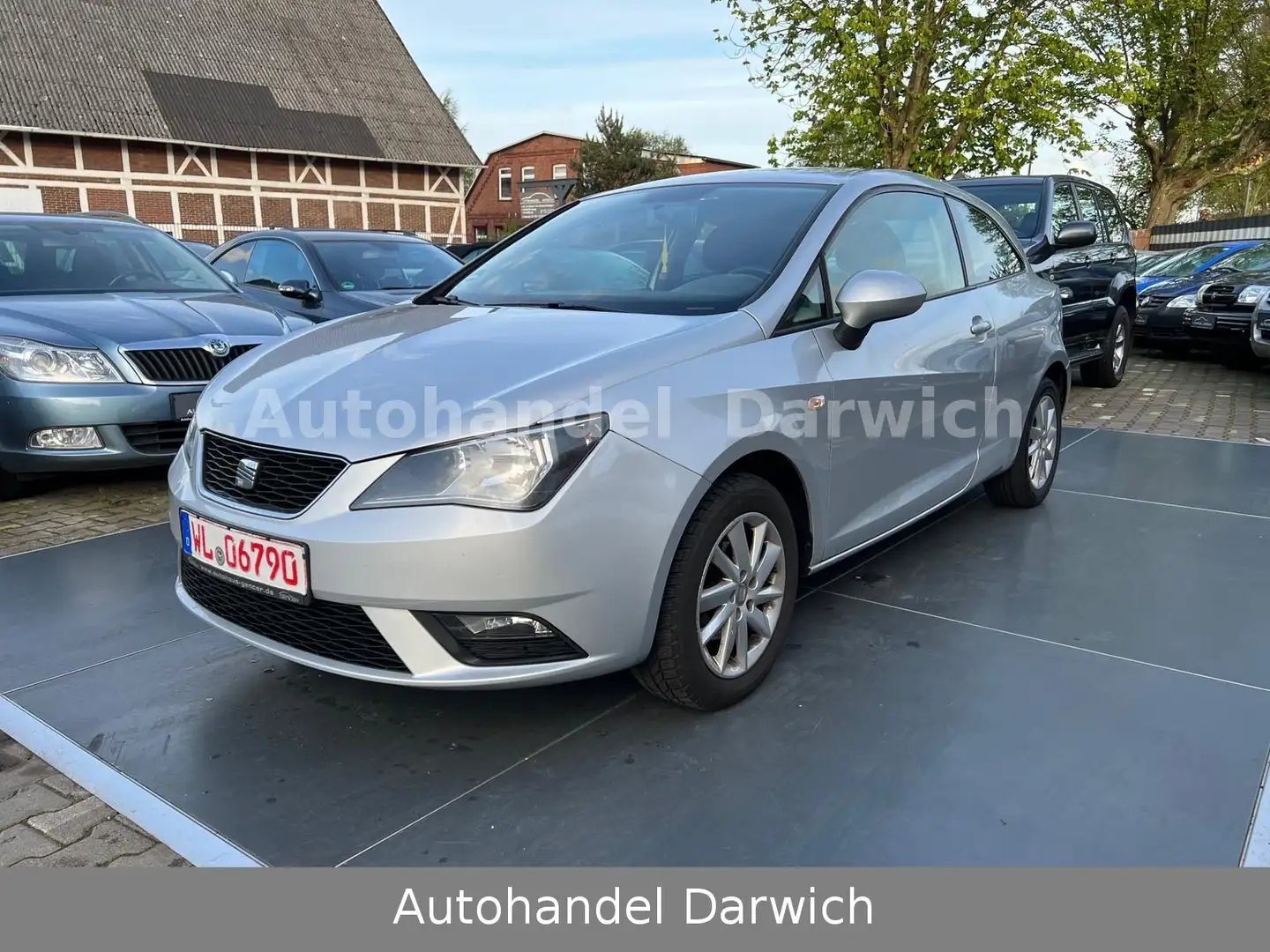 SEAT Ibiza SC Stylance / Style 1.2 Klima/EFH/Ahk Argent - 1