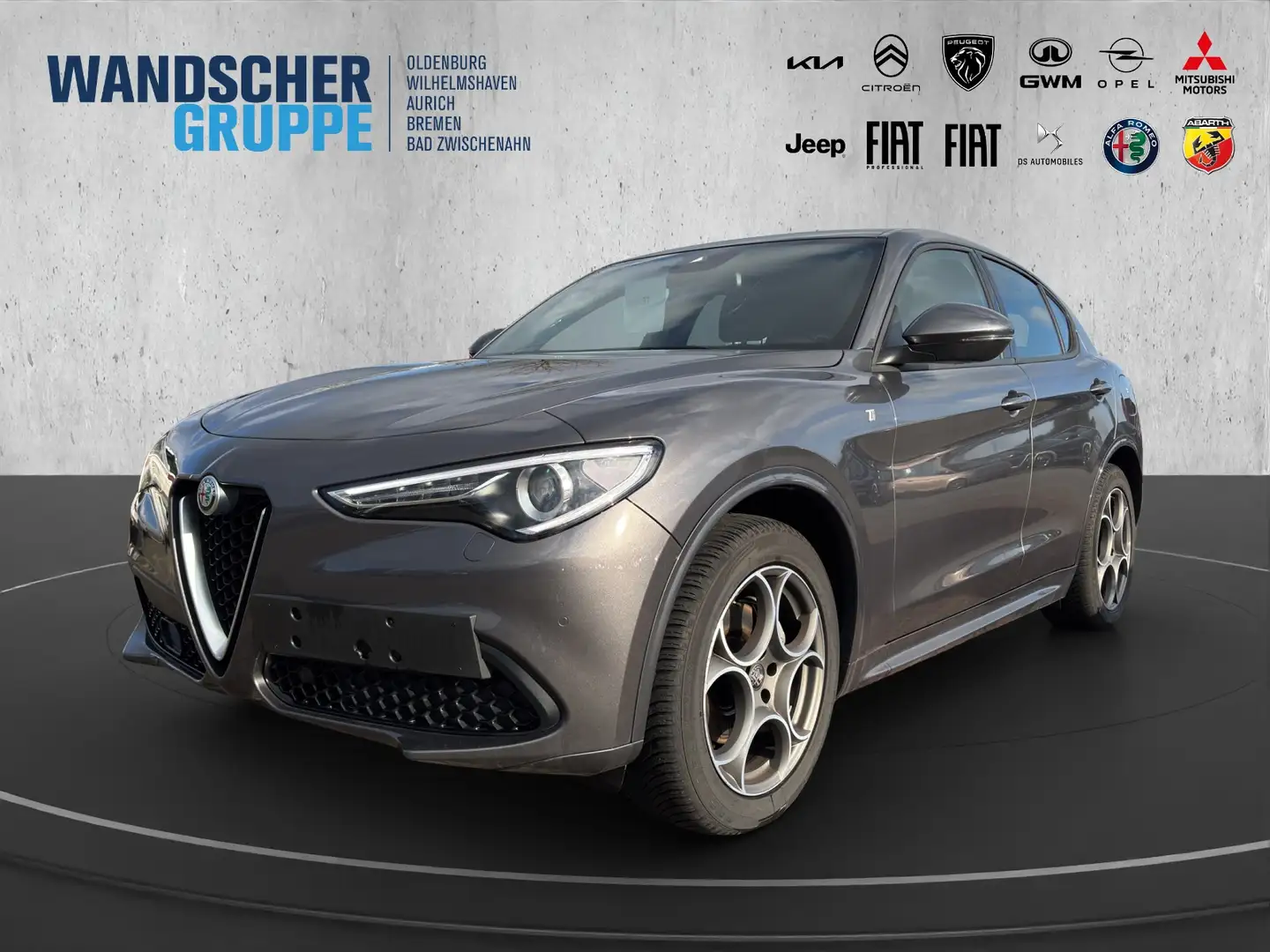 Alfa Romeo Stelvio 2.0 Turbo Ti Q4 *LENKRADHEIZUNG*KEYLESS* Grau - 1
