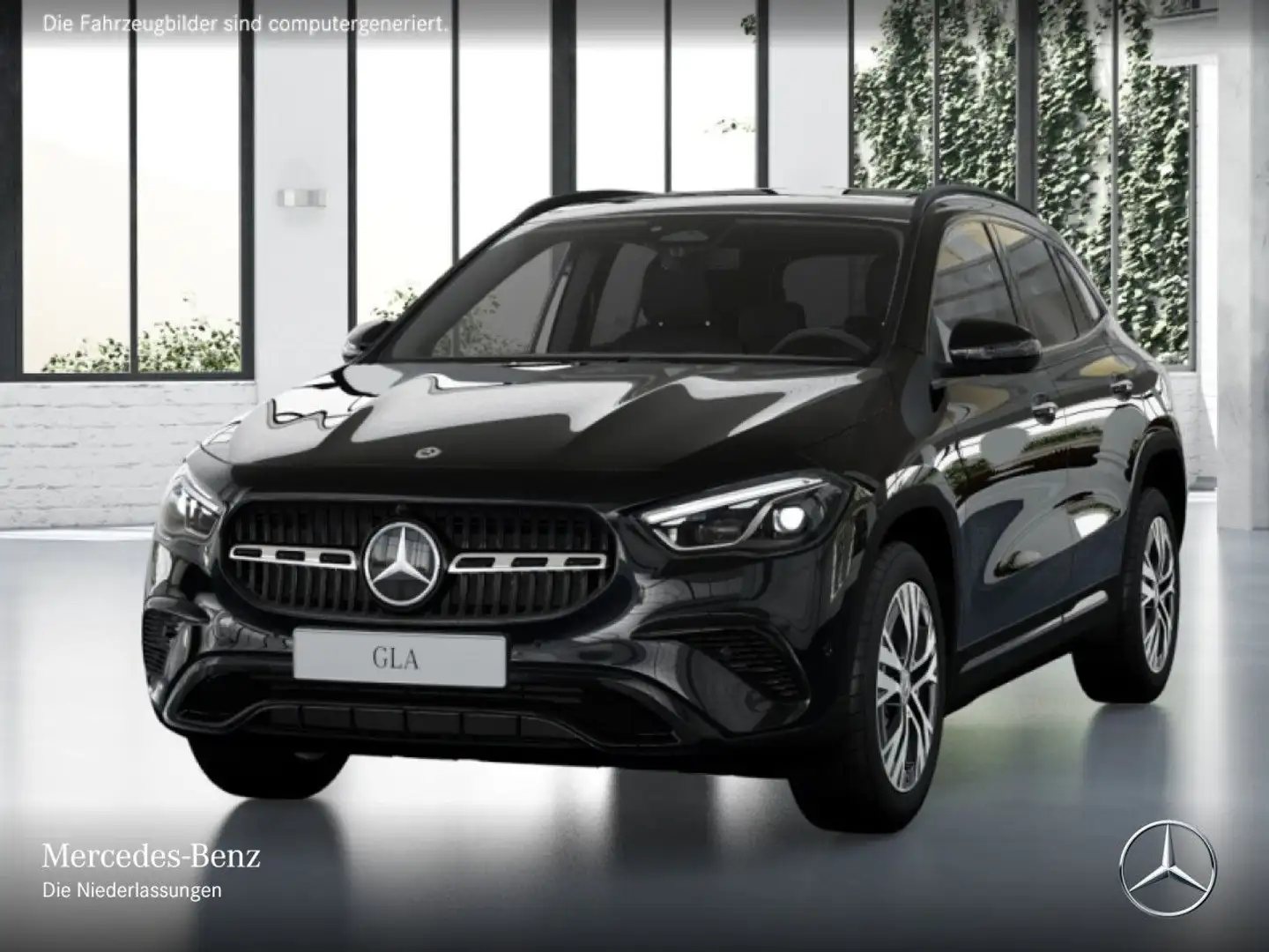 Mercedes-Benz GLA 200 PROGRESSIVE+NIGHT+PANO+360°+MULTIBEAM+7G Schwarz - 2