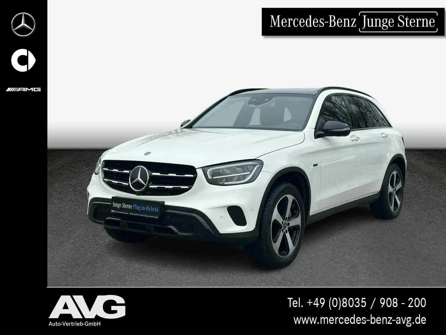 Mercedes-Benz GLC 300 GLC 300 e 4M Exclusive Pano NIGHT LED 360° KEYGO Weiß - 1